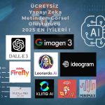 Ücretsiz yapay zeka görsel oluşturucu 2025 en iyileri: