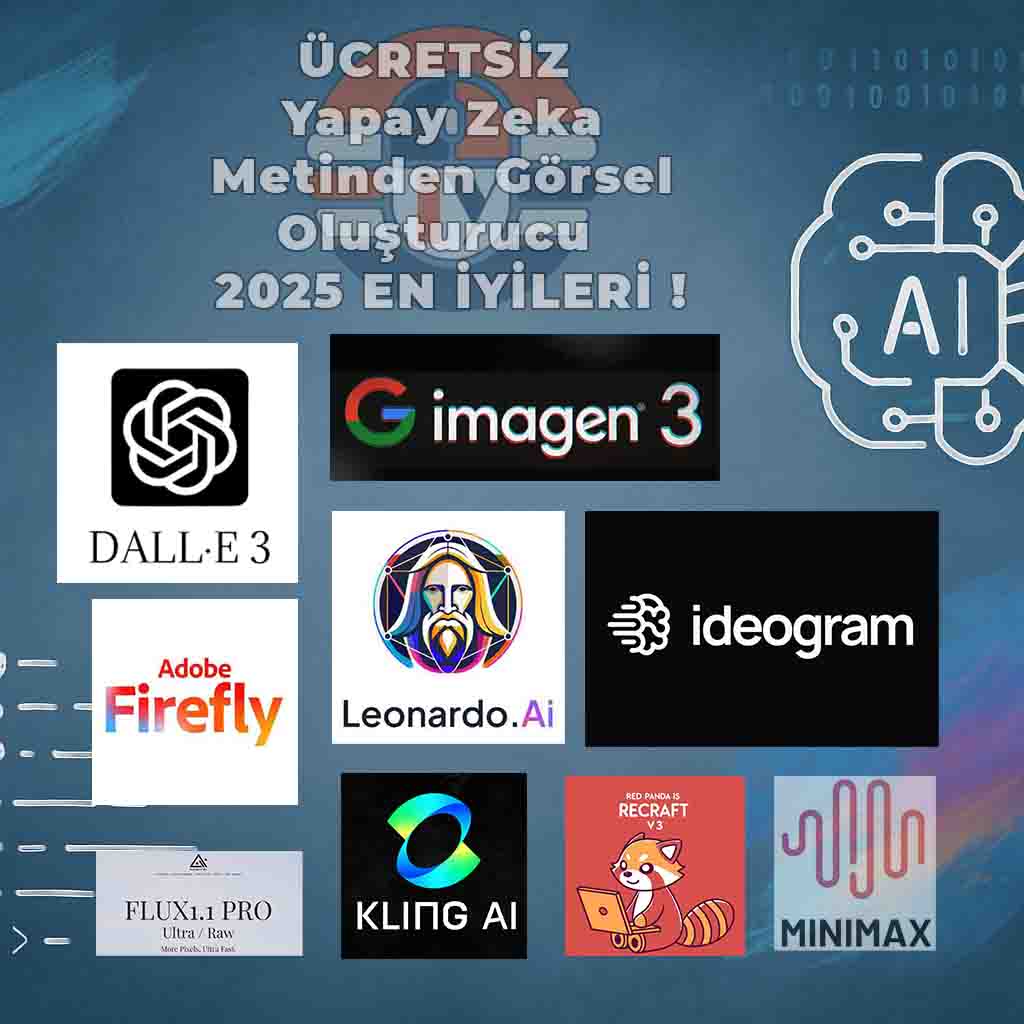 Ücretsiz yapay zeka görsel oluşturucu 2025 en iyileri: